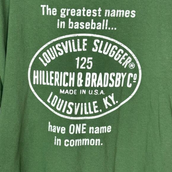 Louisville Slugger Factory T-Shirt - OLIVE GREEN - Picture 2 of 5